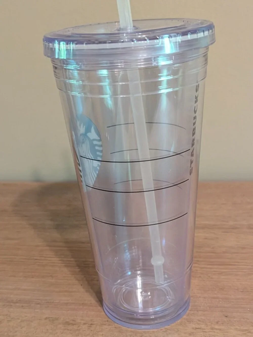 Starbucks Clear Insulated Tumbler 20 Oz.